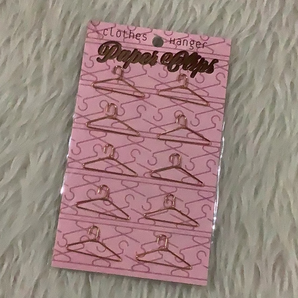 Clothes hanger paper eclips stationery